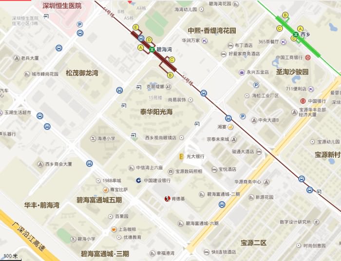 松茂御龙湾雅苑交通图 
