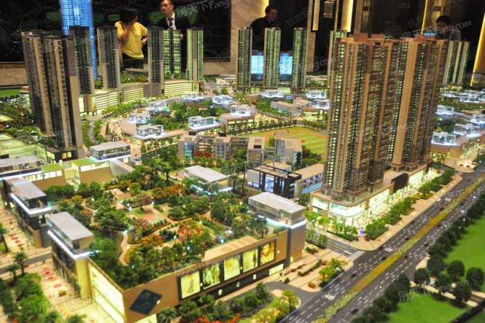 鸿荣源·壹成中心花园实景图 