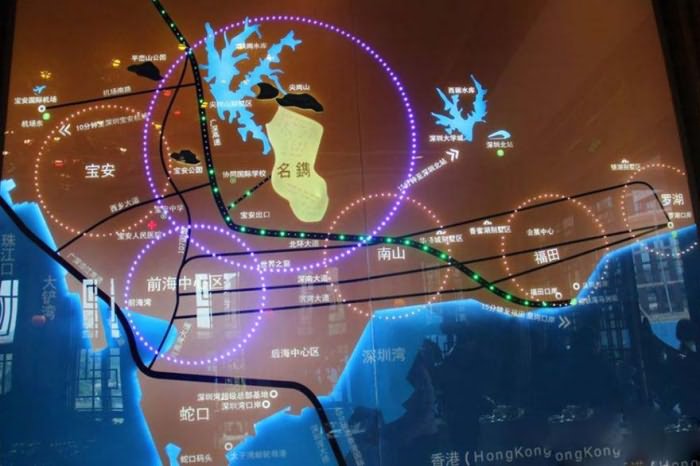 新世界名镌交通图 