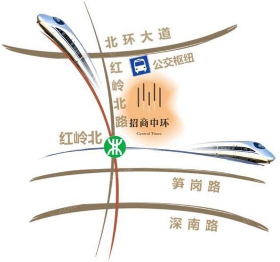 招商中环交通图 