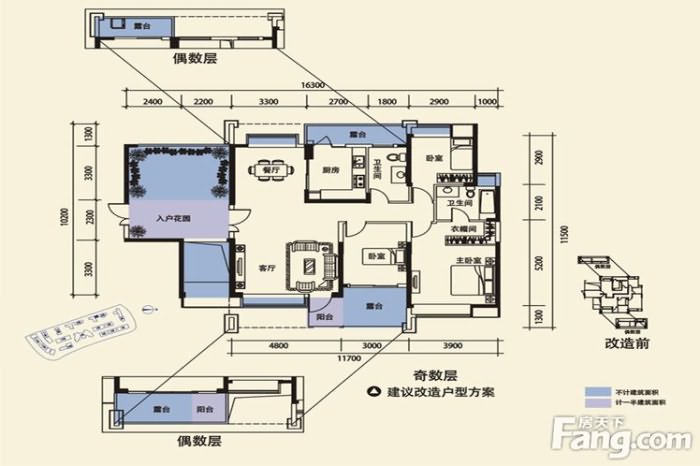 半山道1号礼宾府户型 
