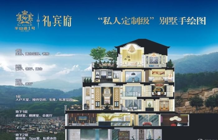 半山道1号礼宾府效果图 