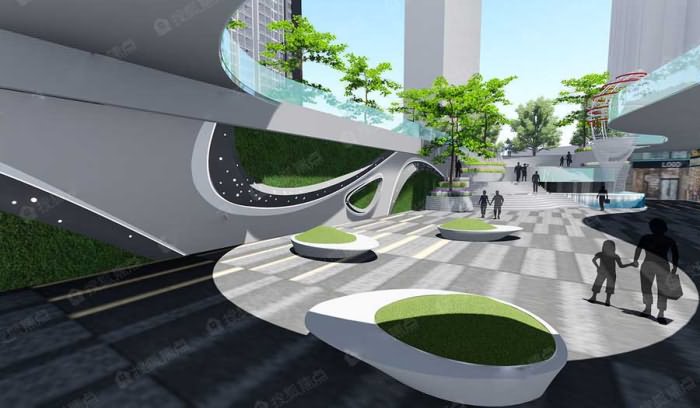 汇邦·名都花园效果图 