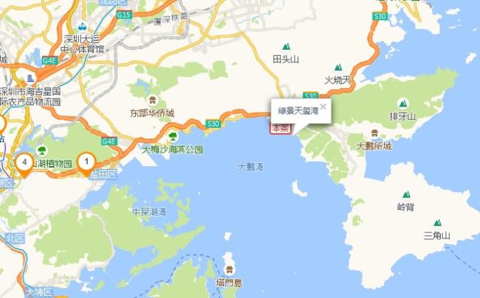 绿景天玺湾交通图