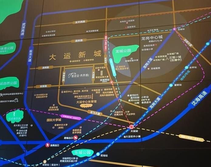 佳兆业未来城交通图 