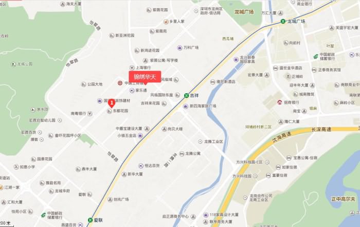 锦绣华天茗苑交通图 