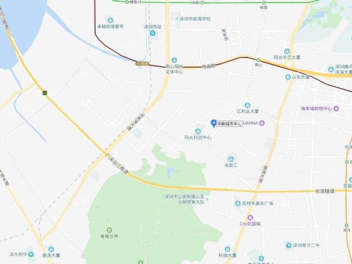 华联城市中心交通图 