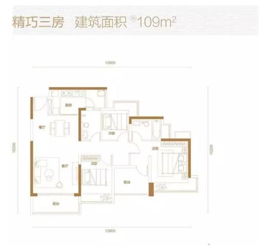 颐安都会中央五期户型 