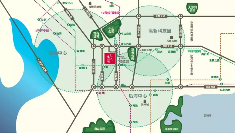 红花雅筑交通图 
