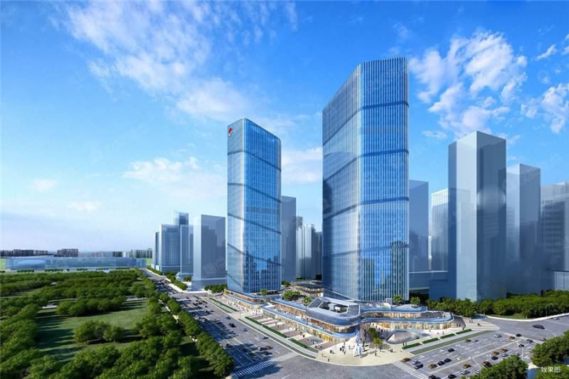 前海卓越时代广场港湾金街设计效果图 