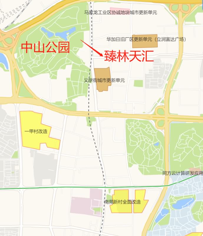 合景同创臻林天汇地址交通图 