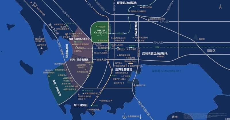 合景同创臻林天汇地址交通图 