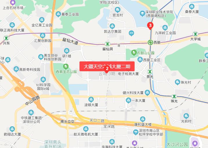 大疆天空之城大厦二期地址交通图